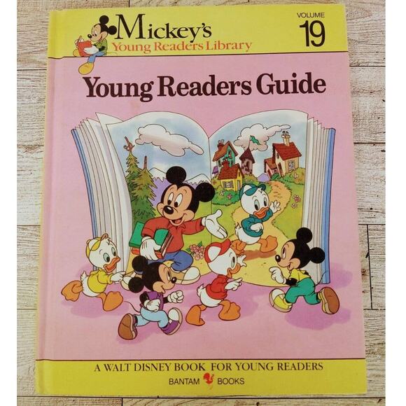 Mickey's Young Reader's Library - Vol. 19 Guide -‎ Vtg 1990 Disney - Picture 1 of 13